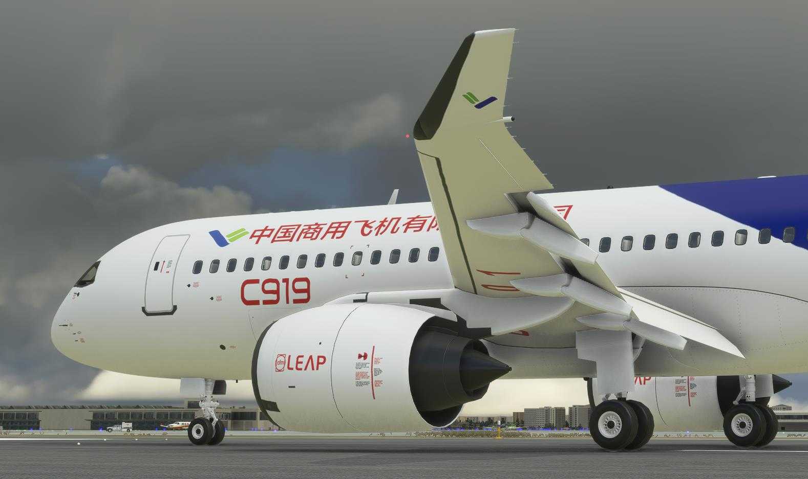 FYCYC-C919 國(guó)產(chǎn)大飛機(jī)機(jī)模 微軟模擬飛行演示