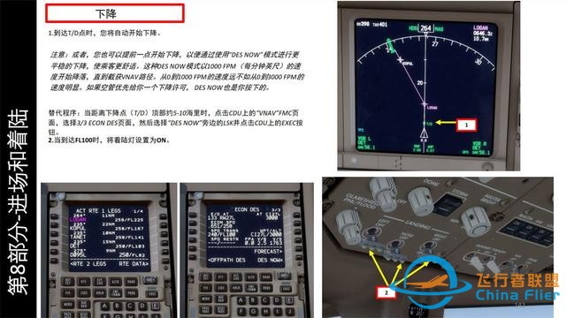 P3D PMDG 波音777客機 中文指南 8.2繼續下降-6702