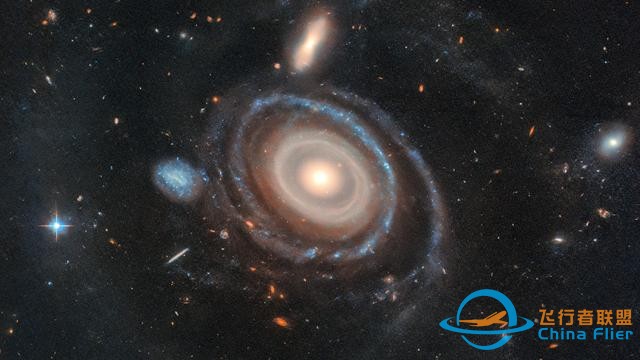 哈勃捕捉到“宇宙靶心”圖像：揭示令人驚嘆的九環星系-5864